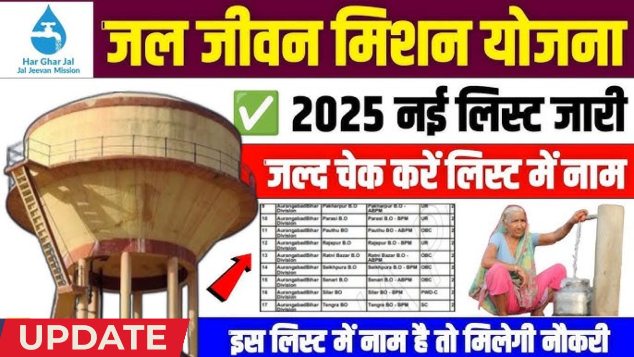 Jal Jeevan Mission Yojana List